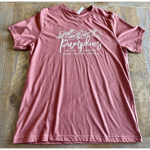 Women's Boutique Small Shop Mindy Mae's Market Fall Harvest Tee Unisex Fit XL - Picture 1 of 3